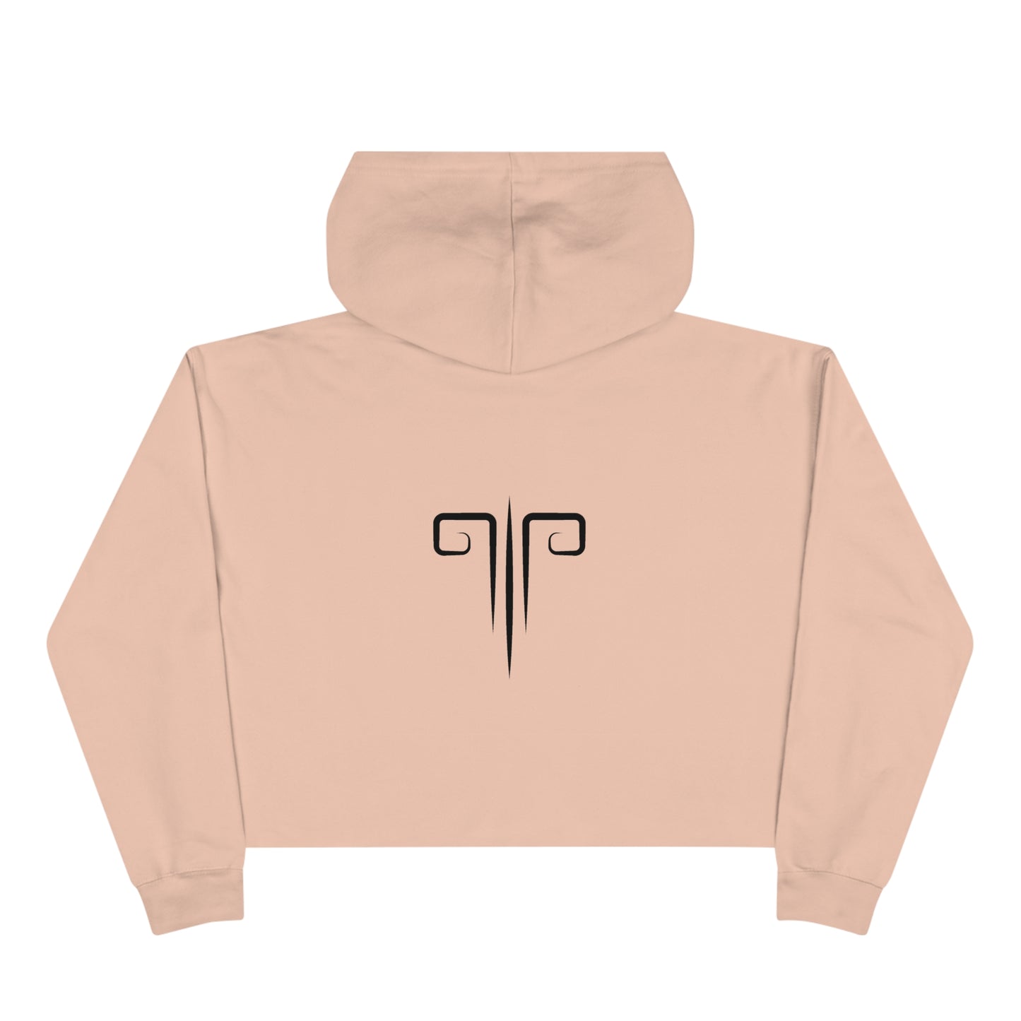 Pale Pink Crop Hoodie