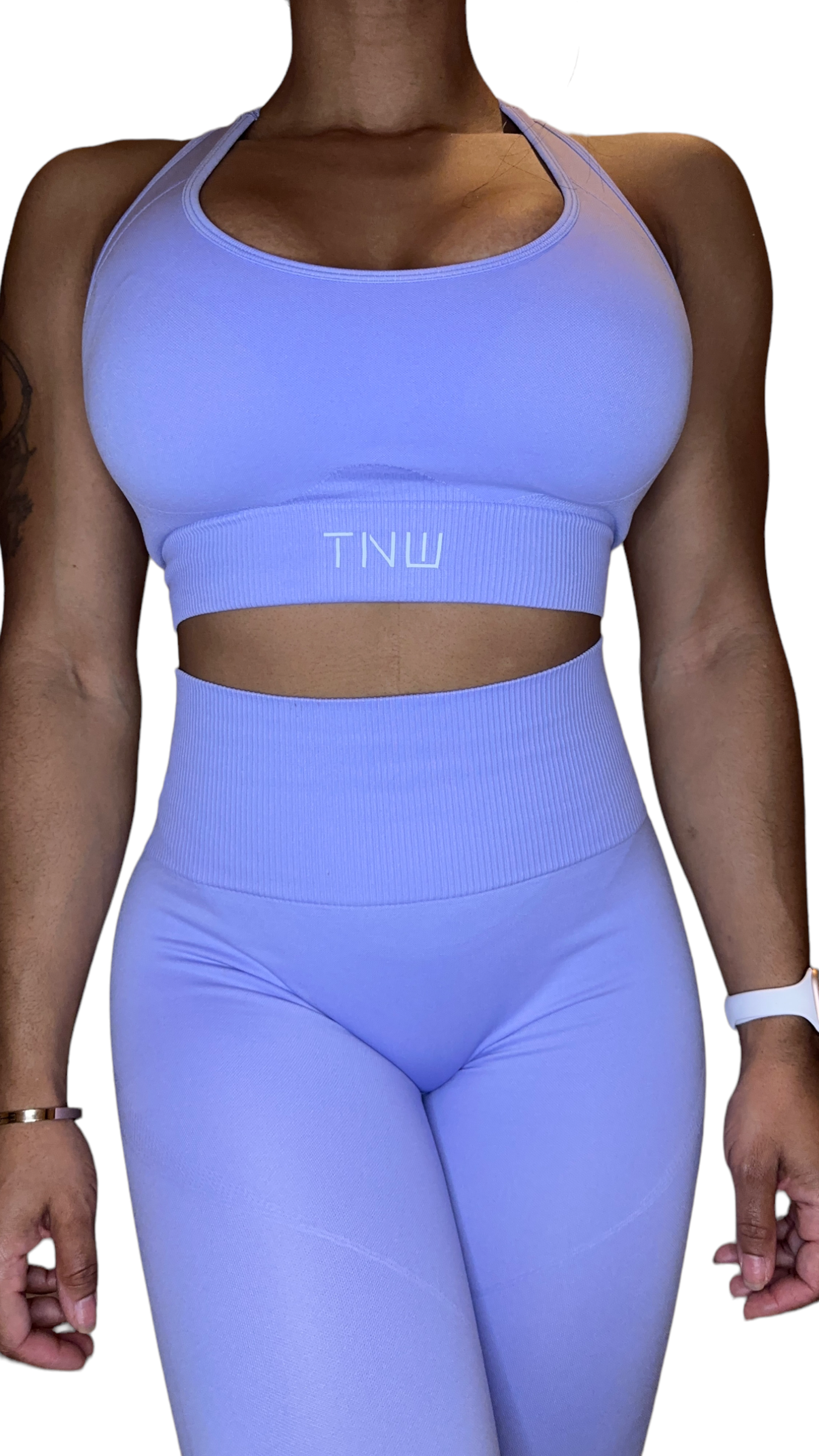 TNW Sports Bra And Leggings Set -Lavender